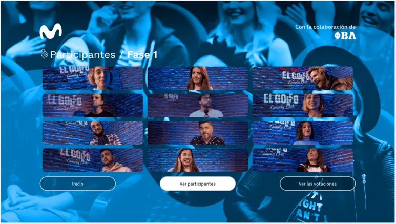 Mi movistar+ section of LivingsApp
